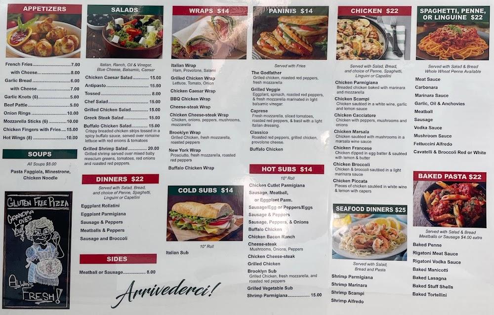 Stroud Pizzeria & Italian Restaurant Menu image 1